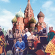 SCA members guard the recently seized St. Basil's Cathedral.